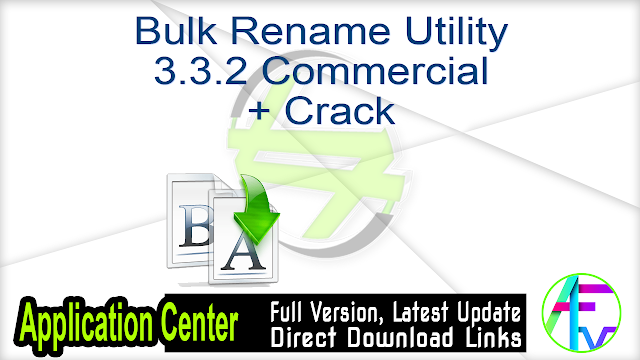 how to use bulk rename utility to change file extensions