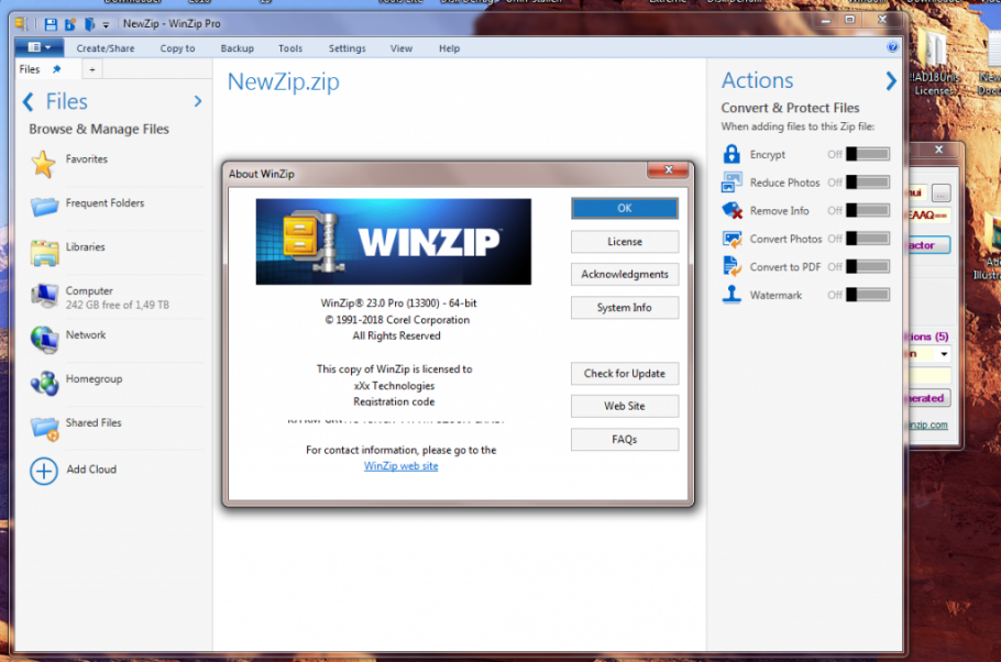 winzip free download with activation code