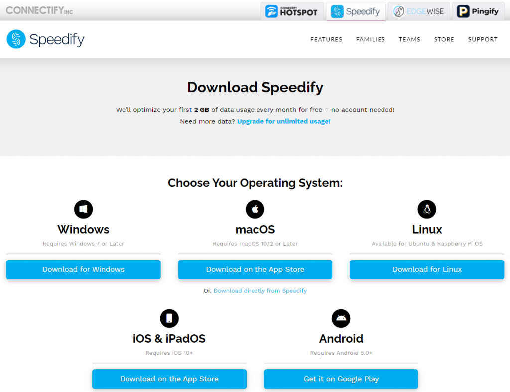 speedify login