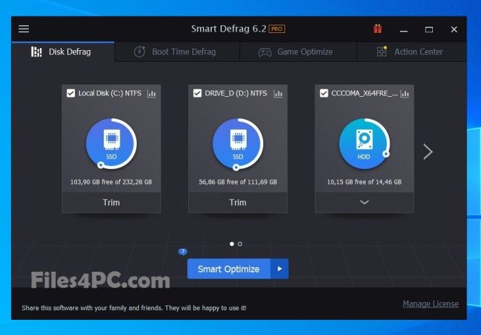 IObit Smart Defrag 9.1.0.319 download the new version